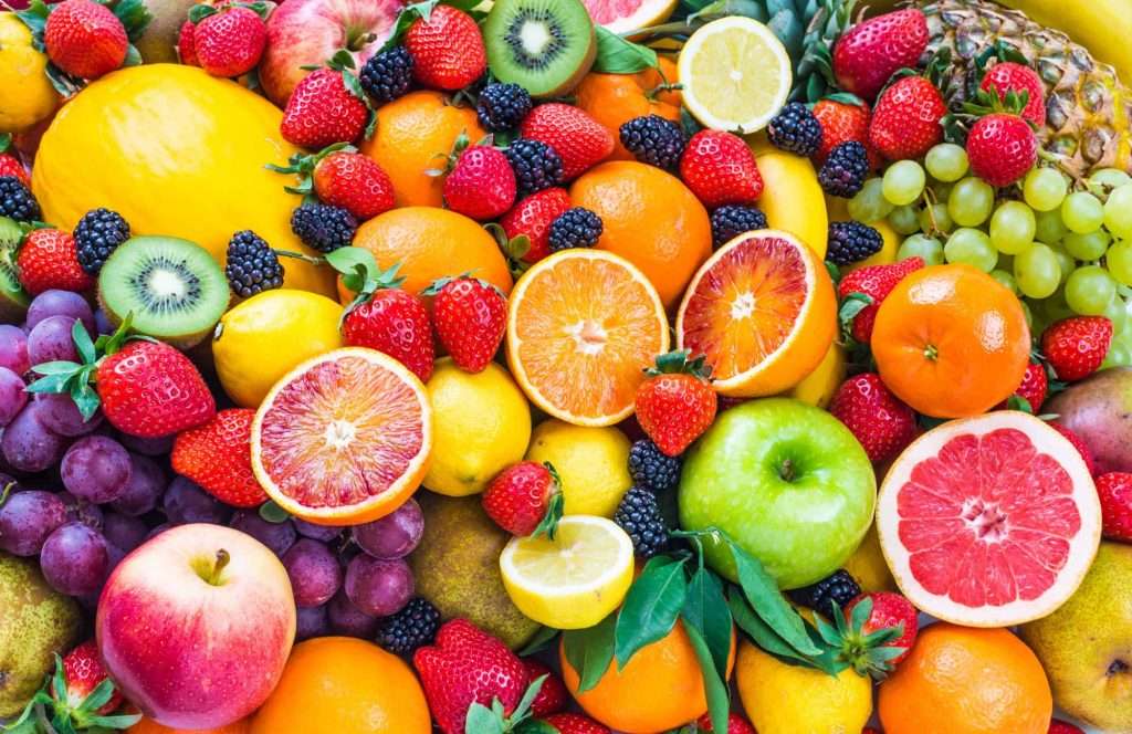 Assortment of fresh fruit